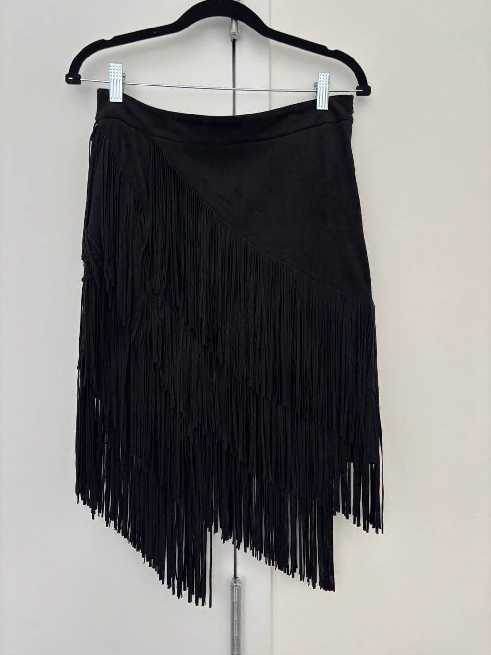 Zara Fringe Skirt “suede”